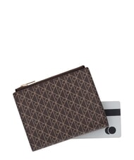 CALVIN KLEIN EMBLEM AOP Double zip wallet black aop - Women&rsquo;s Wallets - 4