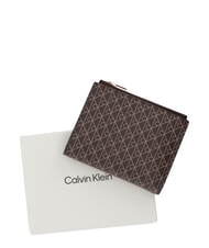 CALVIN KLEIN EMBLEM AOP Double zip wallet black aop - Women&rsquo;s Wallets - 5