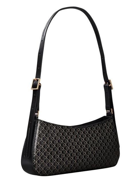 EMBLEM AOP Shoulder bag, adjustable black aop - Women&rsquo;s Bags