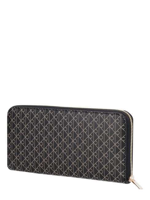EMBLEM AOP Zip-around wallet black aop - Women&rsquo;s Wallets