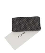 CALVIN KLEIN EMBLEM AOP Zip-around wallet black aop - Women&rsquo;s Wallets - 3