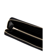 CALVIN KLEIN EMBLEM AOP Zip-around wallet black aop - Women&rsquo;s Wallets - 5