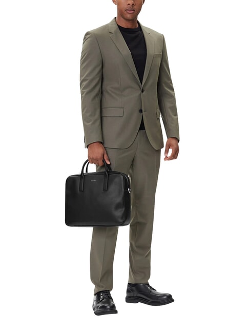 RAISED Laptop bag, with shoulder strap on black - Work Briefcases