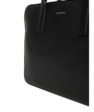 CALVIN KLEIN RAISED Laptop bag, with shoulder strap on black - Work Briefcases - 4