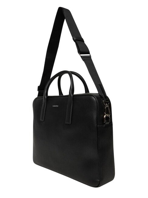 RAISED Laptop bag, with shoulder strap on black - Work Briefcases