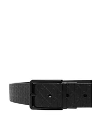 CALVIN KLEIN WARMTH BUCKLE Leather belt black/matte black - Belts - 2