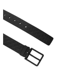 CALVIN KLEIN WARMTH BUCKLE Leather belt black/matte black - Belts - 3