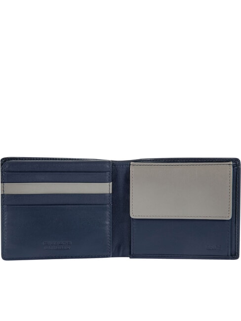 BERNINA Leather wallet flap coin purse Ocean - Men&rsquo;s Wallets