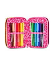 SJGANG JOYFUL PINS GIRL Pencil Case with School Kit fuxiafluo - Cases and Accessories - 4