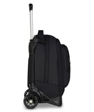 INVICTA PLUG PLAIN Backpack with trolley Black - Backpack trolleys - 4