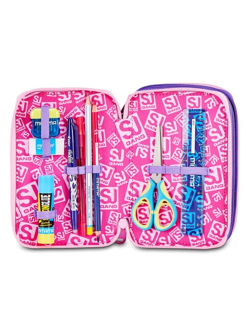 GLOWCAT Pencil Case with School Kit soft lilac - Cases and Accessories