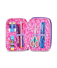 SJGANG GLOWCAT Pencil Case with School Kit soft lilac - Cases and Accessories - 3