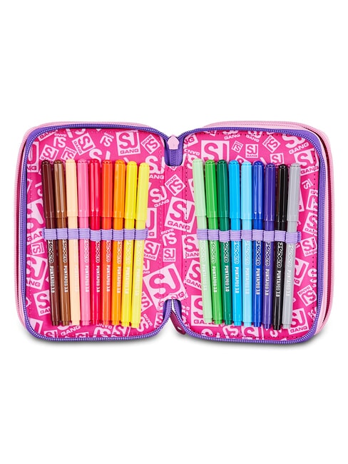 GLOWCAT Pencil Case with School Kit soft lilac - Cases and Accessories