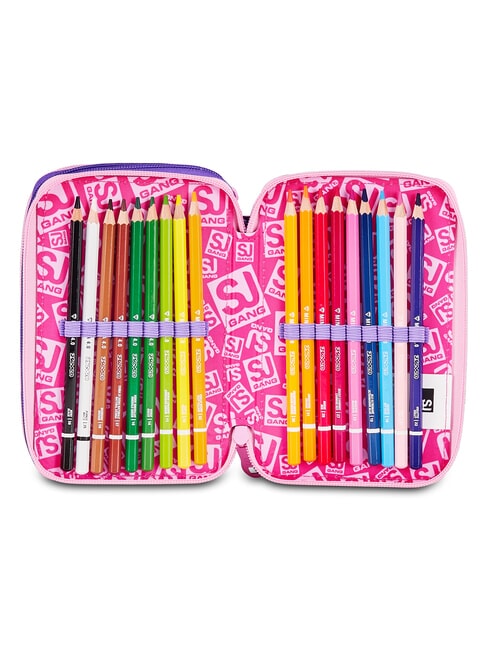 GLOWCAT Pencil Case with School Kit soft lilac - Cases and Accessories