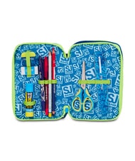 SJGANG SOFT POUCH BOY Pencil Case with School Kit Black - Cases and Accessories - 3