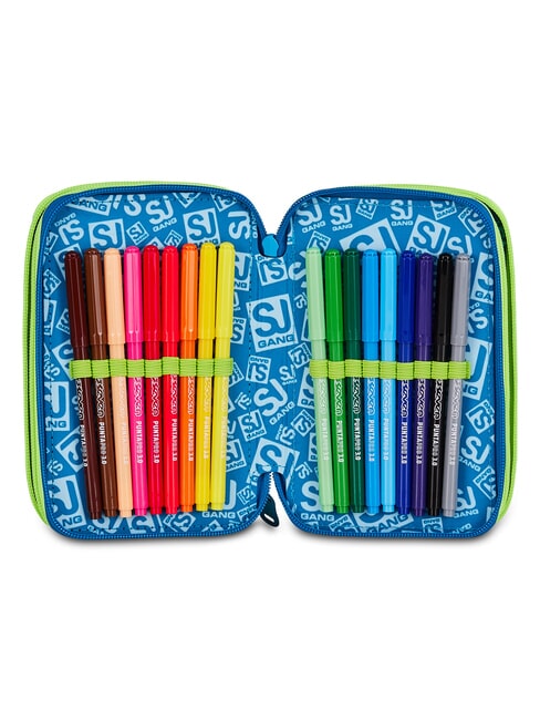 SOFT POUCH BOY Pencil Case with School Kit Black - Cases and Accessories