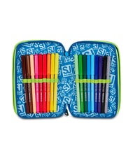 SJGANG SOFT POUCH BOY Pencil Case with School Kit Black - Cases and Accessories - 4
