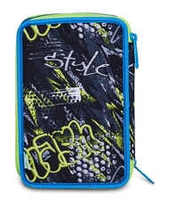 SJGANG SOFT POUCH BOY Pencil Case with School Kit Black - Cases and Accessories - 6