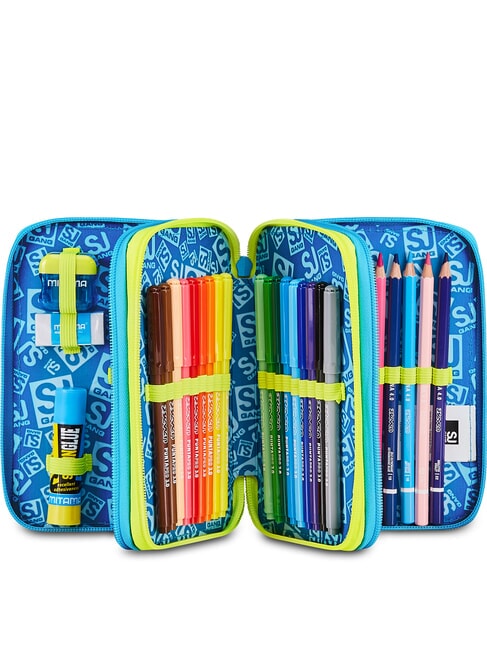 GLOWGAME Pencil Case with School Kit fluorescent yellow - Cases and Accessories