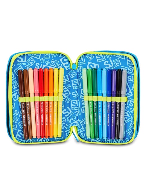 GLOWGAME Pencil Case with School Kit fluorescent yellow - Cases and Accessories