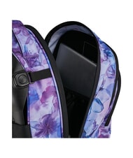 INVICTA PLUG FANTASY Detachable trolley backpack aqua flowers - Backpack trolleys - 9