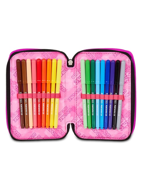 PLUMPY LINE GIRL Pencil Case with School Kit Black - Cases and Accessories