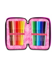 SEVEN PLUMPY LINE GIRL Pencil Case with School Kit Black - Cases and Accessories - 4