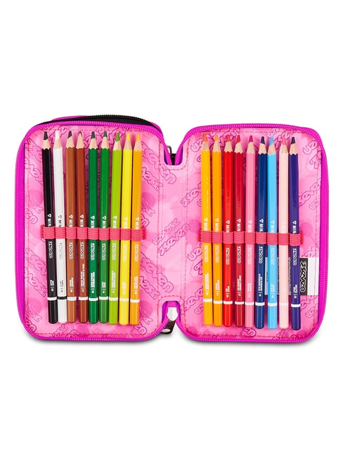 PLUMPY LINE GIRL Pencil Case with School Kit Black - Cases and Accessories
