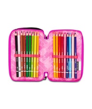 SEVEN PLUMPY LINE GIRL Pencil Case with School Kit Black - Cases and Accessories - 5