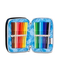 SEVEN PLUMPY LINE BOY Pencil Case with School Kit Black - Cases and Accessories - 3