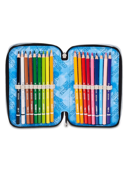 PLUMPY LINE BOY Pencil Case with School Kit Black - Cases and Accessories