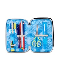 SEVEN PLUMPY LINE BOY Pencil Case with School Kit Black - Cases and Accessories - 5