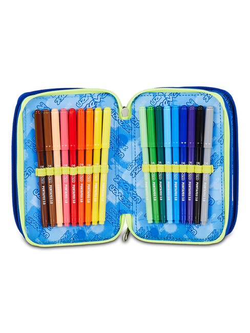 ELECTRICVIBE BOY Pencil Case with School Kit Bluedeep - Cases and Accessories
