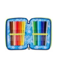 SEVEN BLU FUSION Pencil Case with School Kit fluffy turquoise - Cases and Accessories - 4