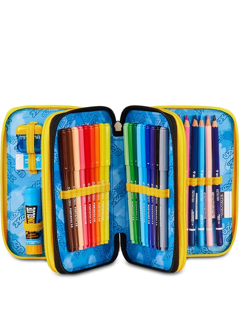 GOLDEN PAINT Pencil Case with School Kit steelgray - Cases and Accessories