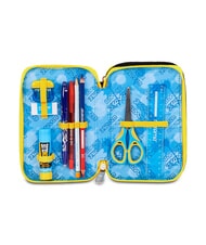 SEVEN GOLDEN PAINT Pencil Case with School Kit steelgray - Cases and Accessories - 3