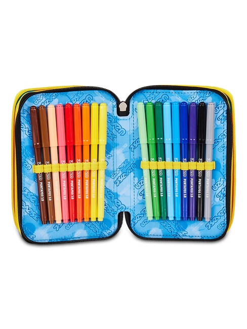 GOLDEN PAINT Pencil Case with School Kit steelgray - Cases and Accessories