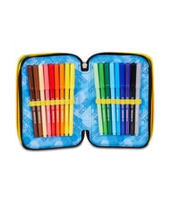 SEVEN GOLDEN PAINT Pencil Case with School Kit steelgray - Cases and Accessories - 4