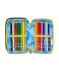 SEVEN GOLDEN PAINT Pencil Case with School Kit steelgray - Cases and Accessories - 5