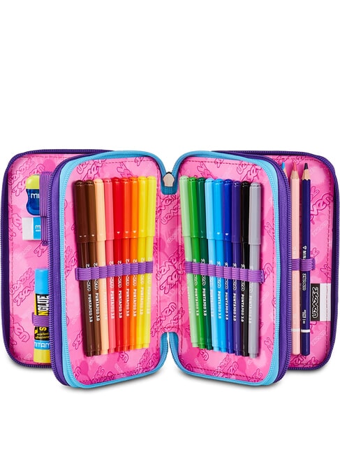PINK FUSION Pencil Case with School Kit rose - Cases and Accessories
