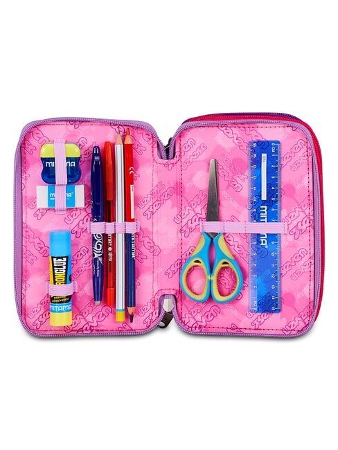 BUZZY NOTE GIRL Pencil Case with School Kit CYCLAMIN - Cases and Accessories