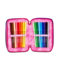 SEVEN BUZZY NOTE GIRL Pencil Case with School Kit CYCLAMIN - Cases and Accessories - 4