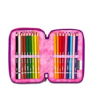 SEVEN BUZZY NOTE GIRL Pencil Case with School Kit CYCLAMIN - Cases and Accessories - 5