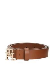 TOMMY HILFIGER TH LOGO Leather belt - Belts