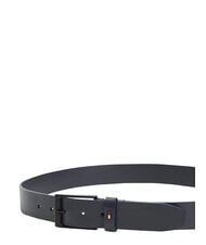 TOMMY HILFIGER LAYTON Leather belt space blue - Belts - 3