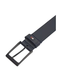 TOMMY HILFIGER LAYTON Leather belt space blue - Belts - 4