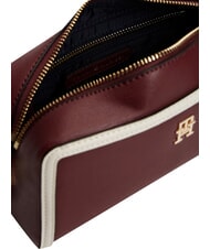 TOMMY HILFIGER TH GRACE Mini shoulder bag velvet maroon - Women&rsquo;s Bags - 4