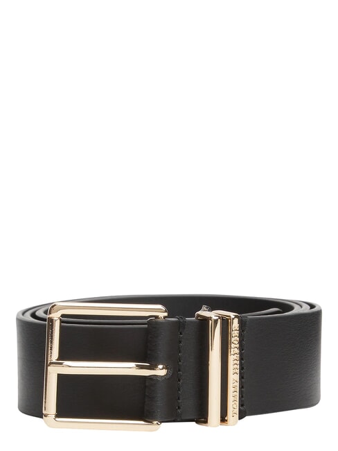 TH SQUARE Leather belt black - Belts