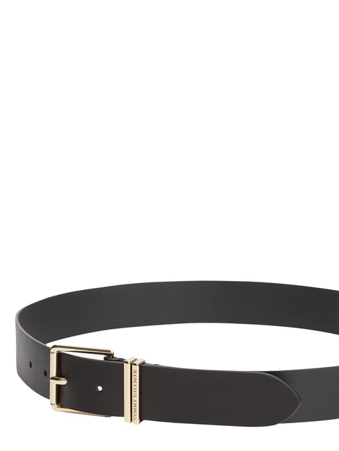 TH SQUARE Leather belt black - Belts