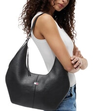 TOMMY HILFIGER TJW SLOUCHY Shoulder bag, with plaque black - Women&rsquo;s Bags - 2